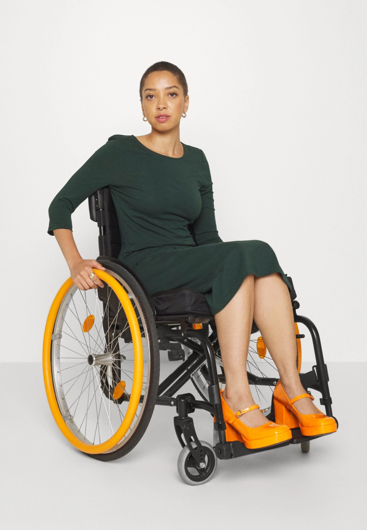 Anna Field Jerseyjurk - Dark Green 5 Anna Field Jerseyjurk - Dark Green - Afbeelding 5