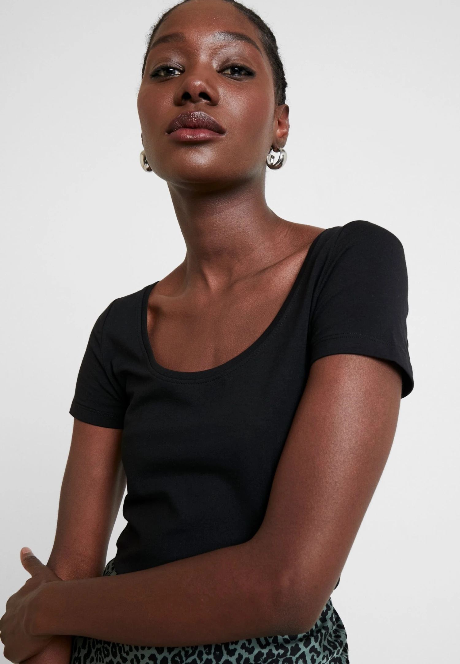 Anna Field 2 Pack- T-Shirt Basic - Black 5 Anna Field 2 Pack- T-Shirt Basic - Black - Afbeelding 5