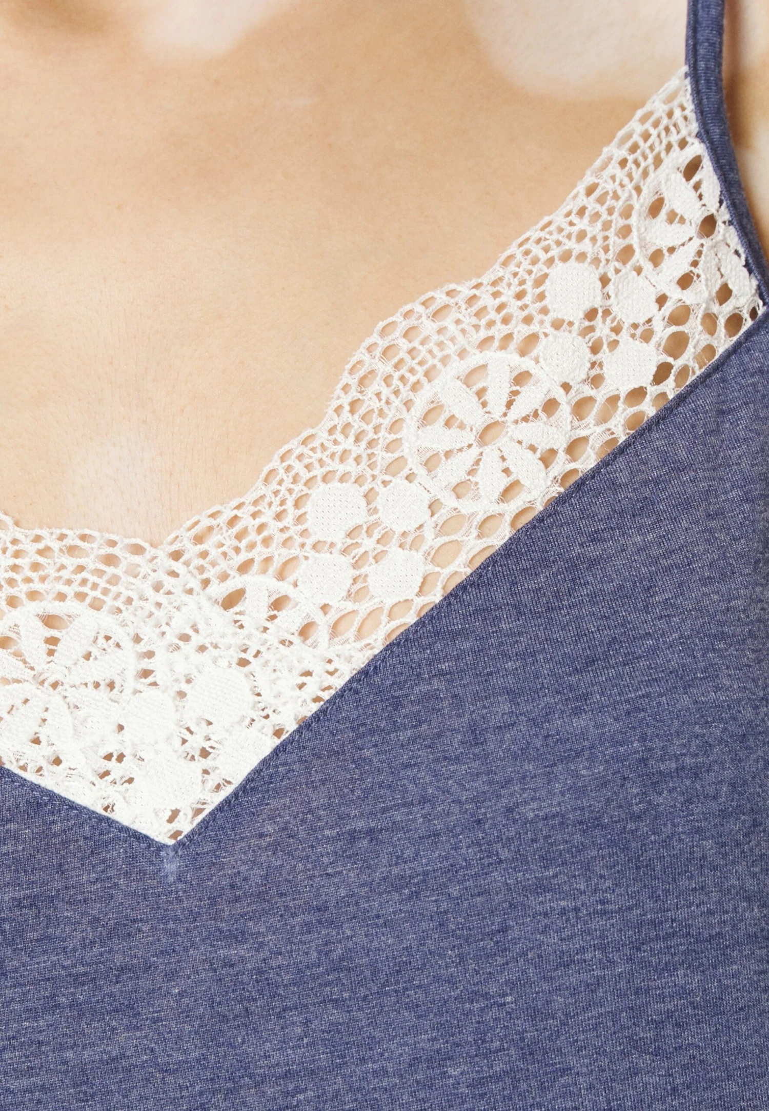 Anna Field Sarah Short Pj Set- Pyjama - Blue 4 Anna Field Sarah Short Pj Set- Pyjama - Blue - Afbeelding 4