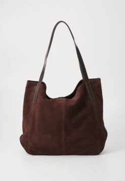 Anna Field LEATHER - Shopper - Chocolate Brown