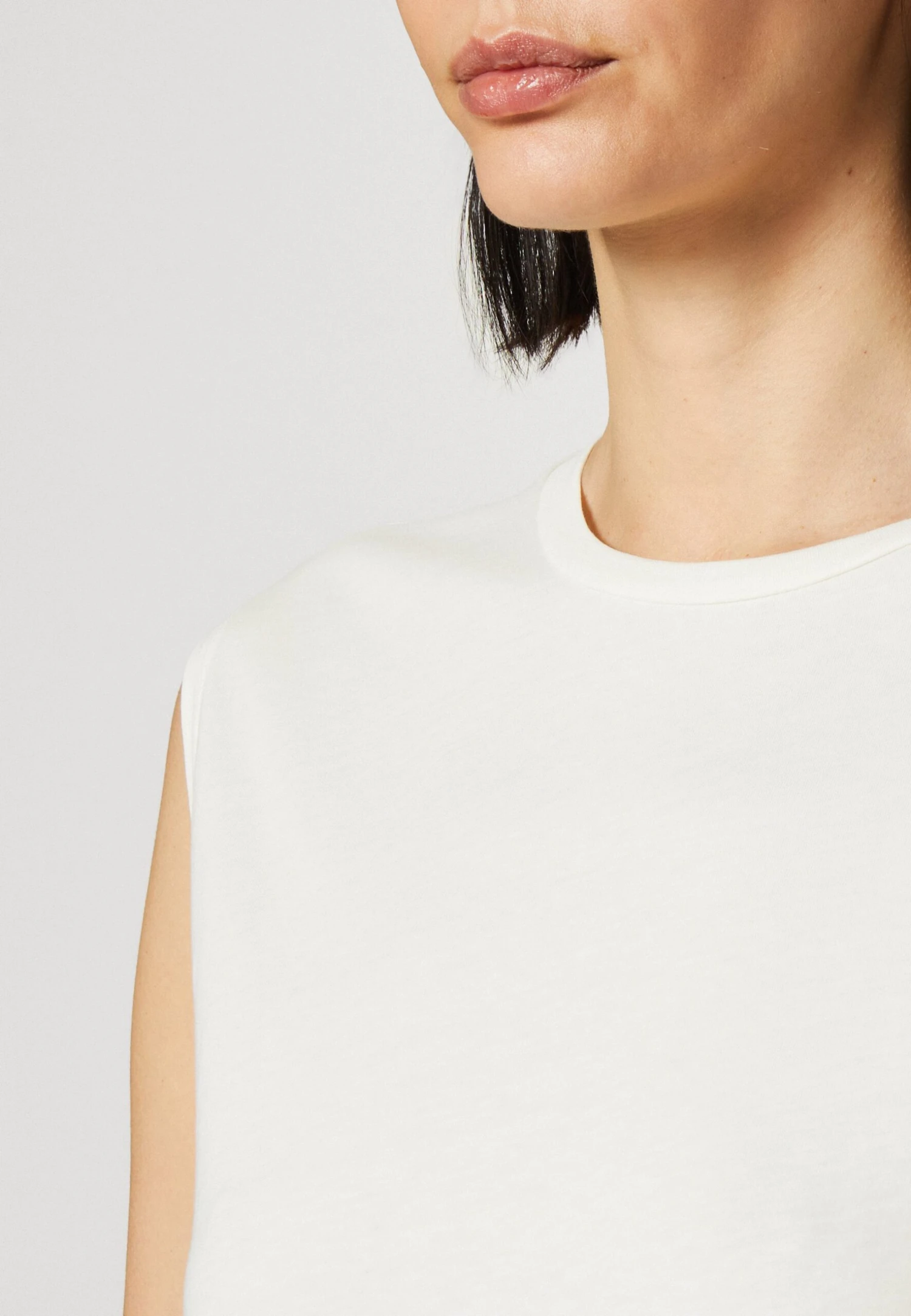 Anna Field T-Shirt Basic - Off-White 6 Anna Field T-Shirt Basic - Off-White - Afbeelding 6