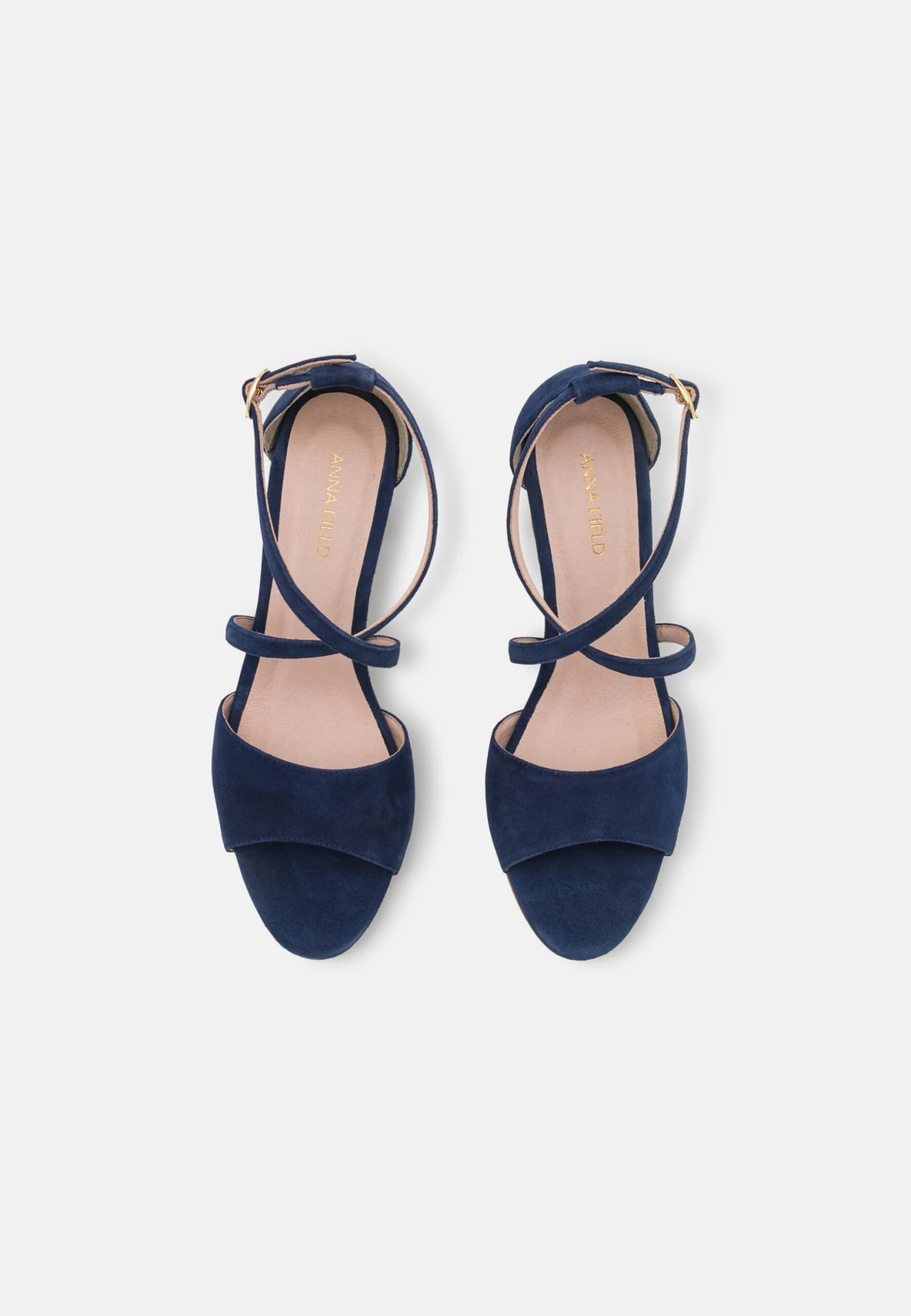 Anna Field Leather- Sandalen Met Hoge Hak - Dark Blue 6 Anna Field Leather- Sandalen Met Hoge Hak - Dark Blue - Afbeelding 6
