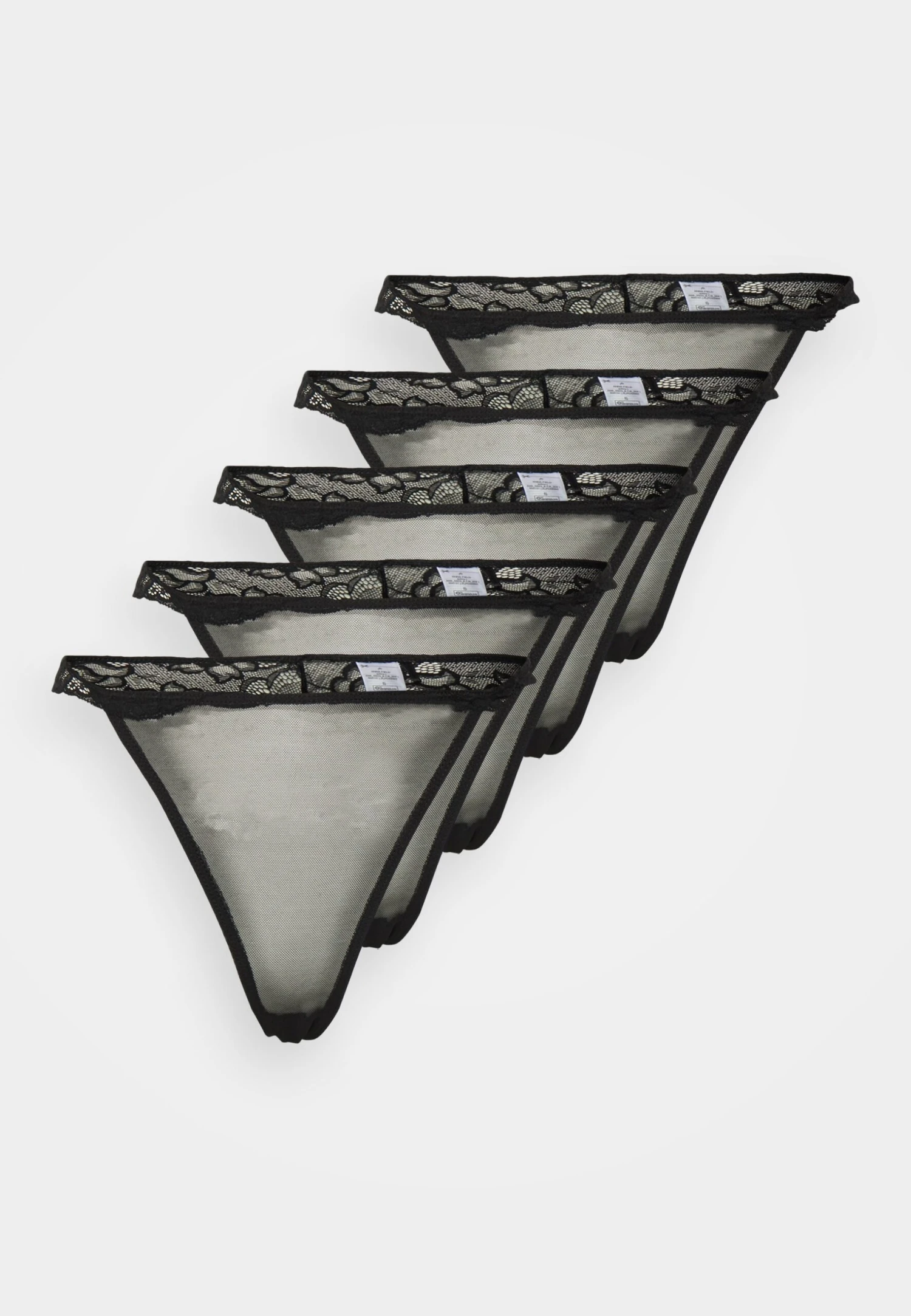 Anna Field 5 Pack - String - Black 4 Anna Field 5 Pack - String - Black - Afbeelding 4