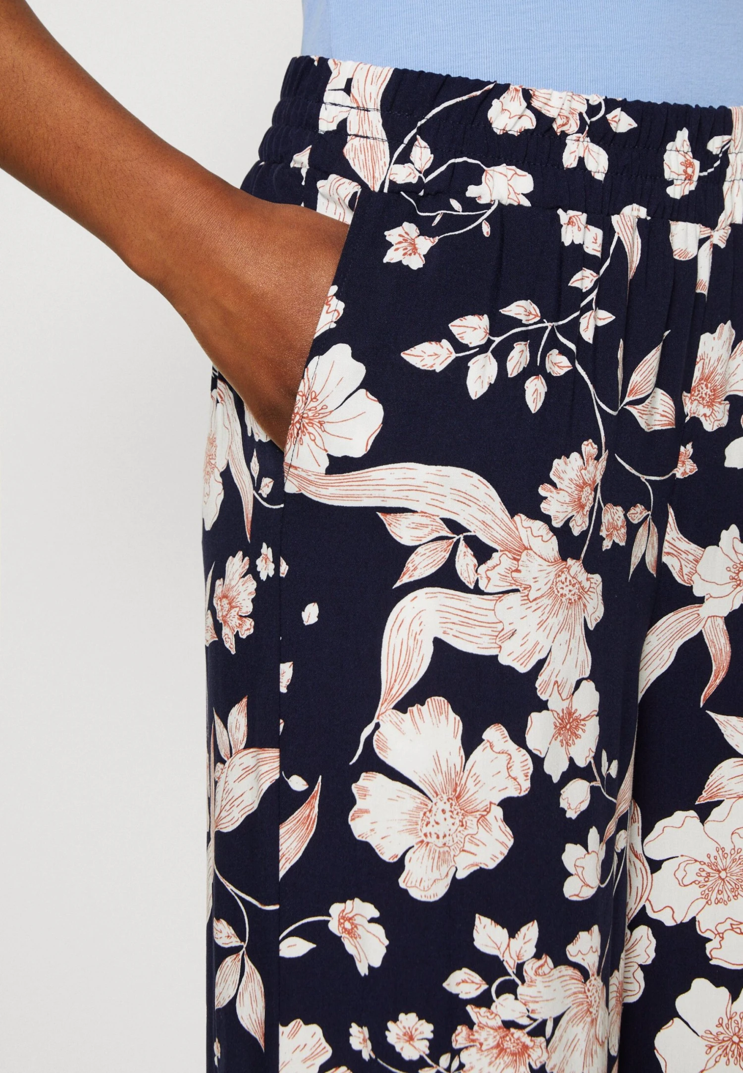 Anna Field Broek - Black/Off White/Multi Coloured 4 Anna Field Broek - Black/Off White/Multi Coloured - Afbeelding 4