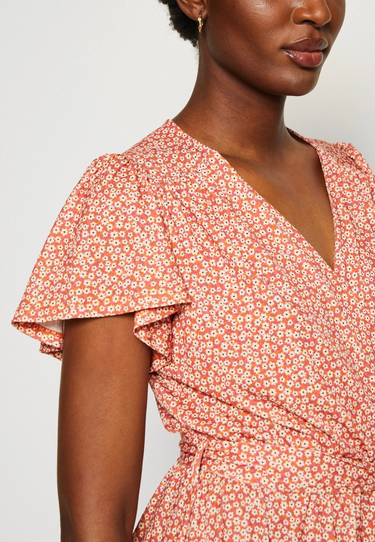 Anna Field Jurk - Brown/White 8 Anna Field Jurk - Brown/White - Afbeelding 8