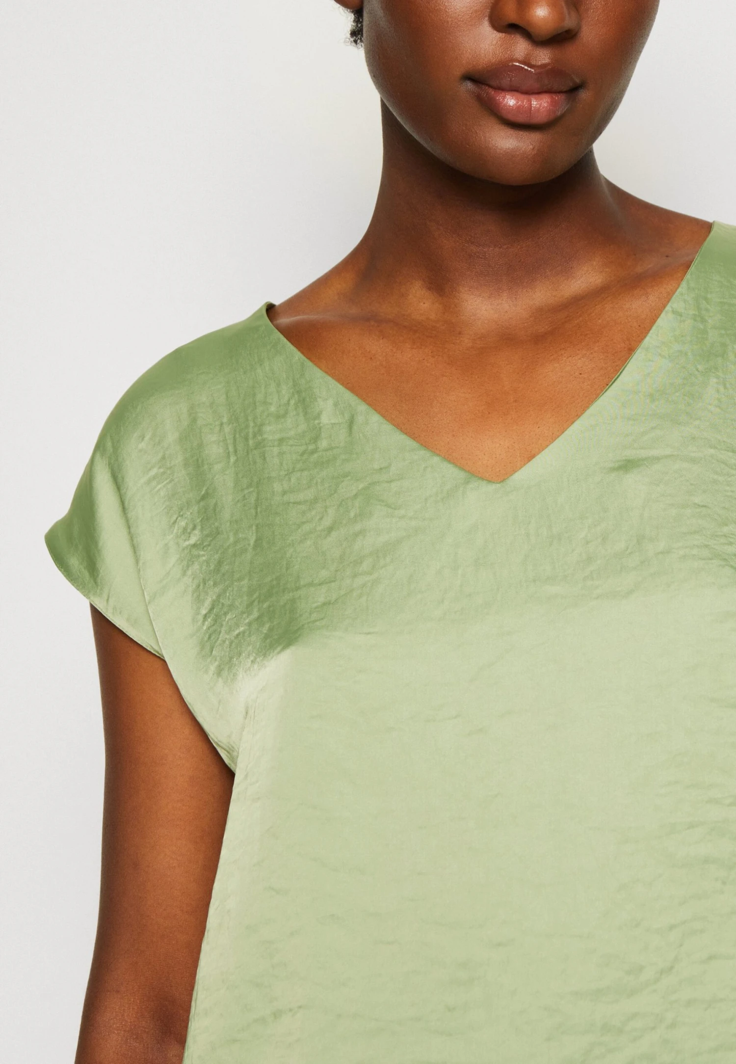 Anna Field T-Shirt Basic - Olive 6 Anna Field T-Shirt Basic - Olive - Afbeelding 6
