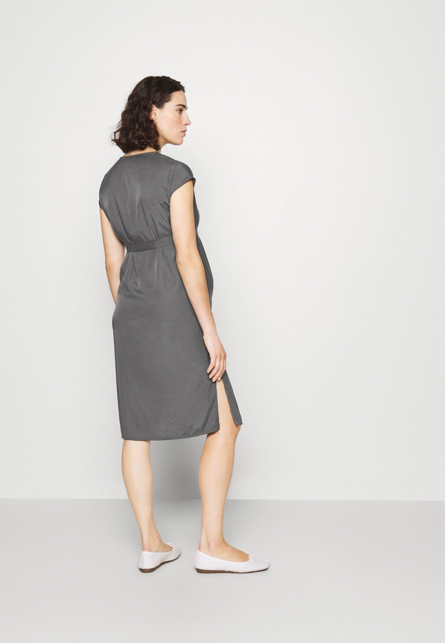 Jurk - Khaki 3 Jurk - Khaki - Afbeelding 3