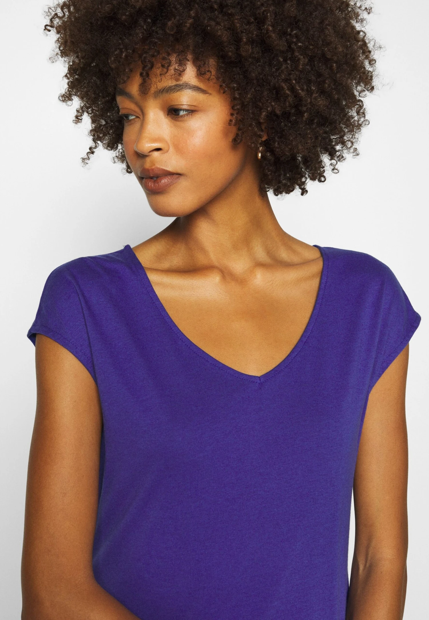 Anna Field T-Shirt Basic - Clematis Blue 6 Anna Field T-Shirt Basic - Clematis Blue - Afbeelding 6