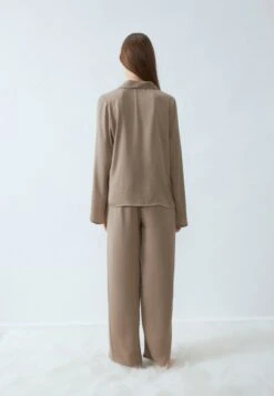 Anna Field HAMMERED SATIN SET - Pyjama - Light Brown -Anna Field Winkel bf1939e02865445bb70a1a147ae6e3f1