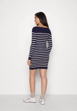 Gebreide Jurk - Blue/White 7 Gebreide Jurk - Blue/White -Anna Field Winkel c151c0c34ee24d08a9d66cb897cede9b