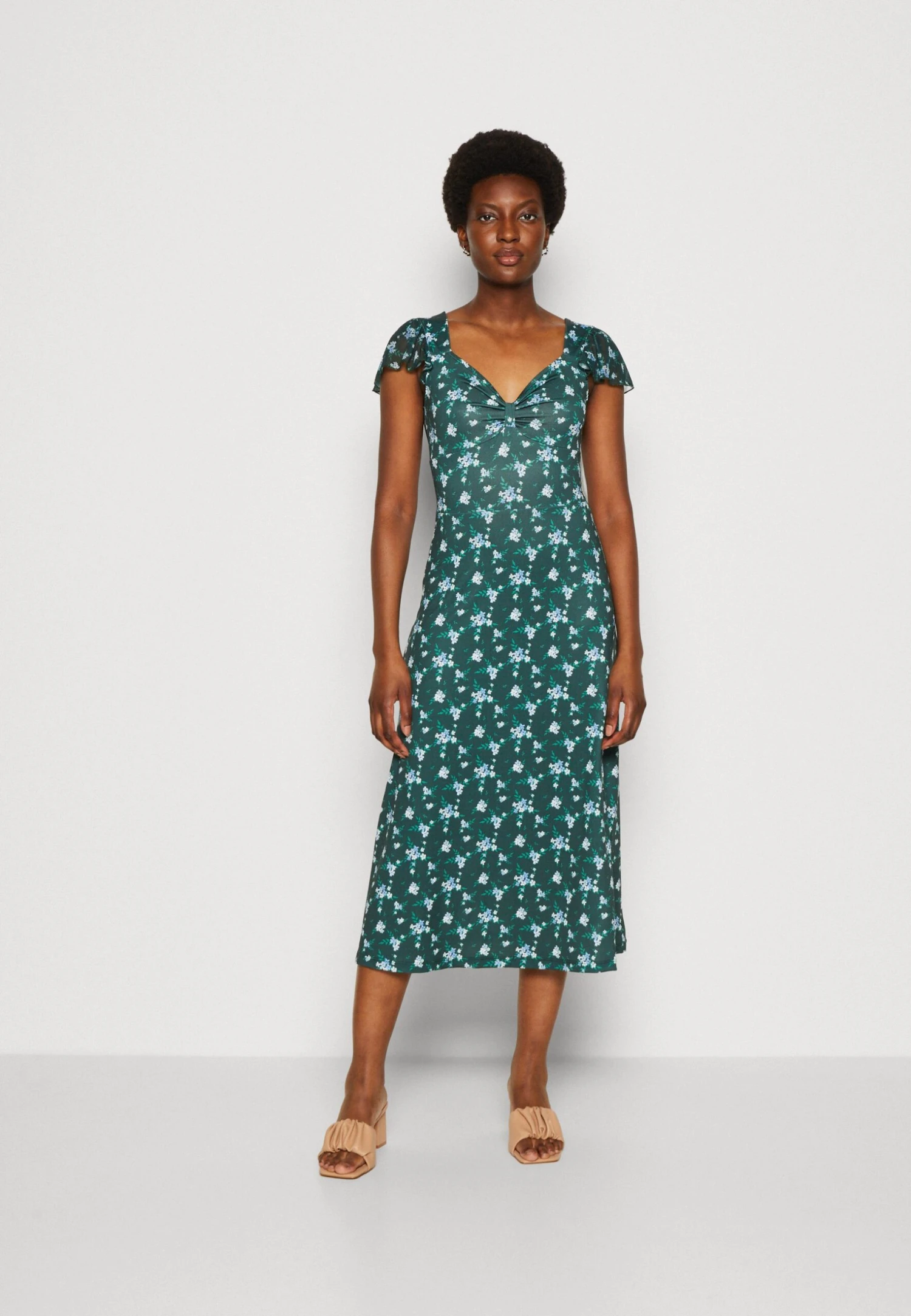 Anna Field Jerseyjurk - Green/Multi Coloured 1 Anna Field Jerseyjurk - Green/Multi Coloured