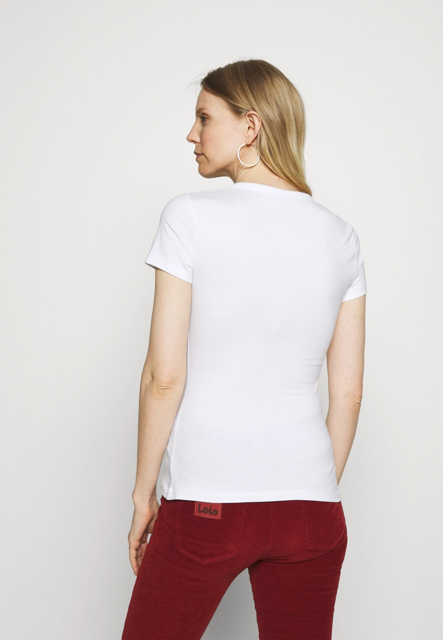 Anna Field 2 Pack - T-Shirt Basic - White 3 Anna Field 2 Pack - T-Shirt Basic - White - Afbeelding 3