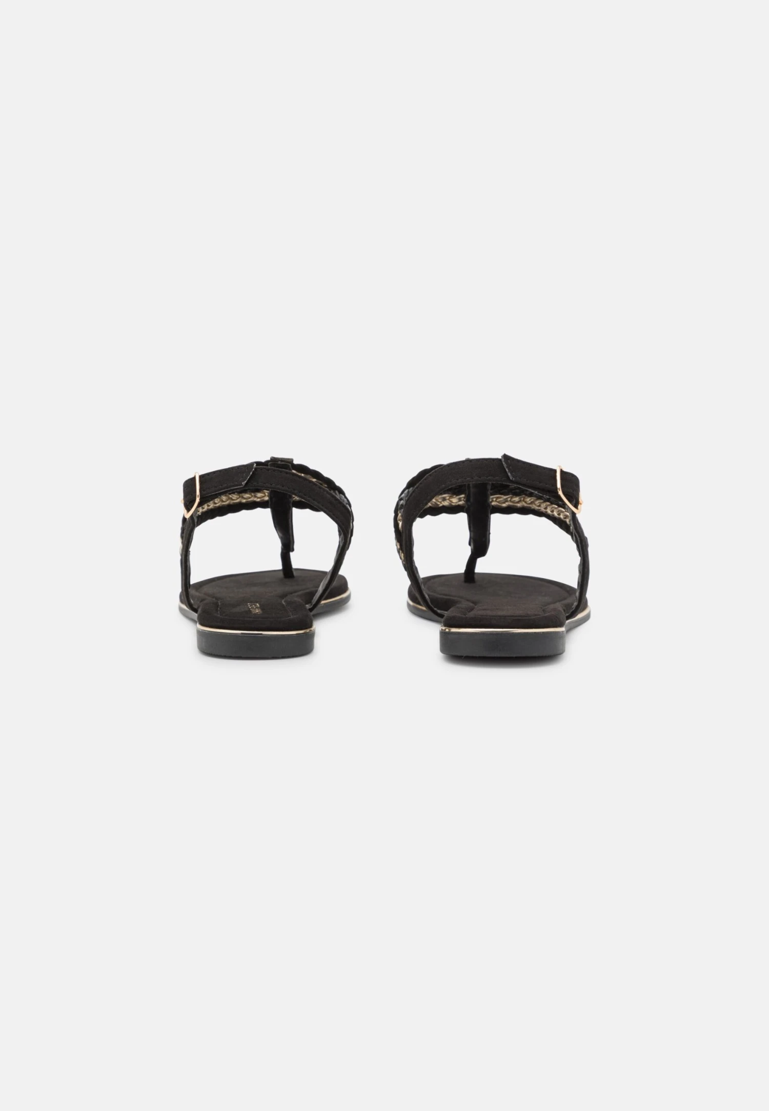 Anna Field Teensandalen - Black/Gold 4 Anna Field Teensandalen - Black/Gold - Afbeelding 4