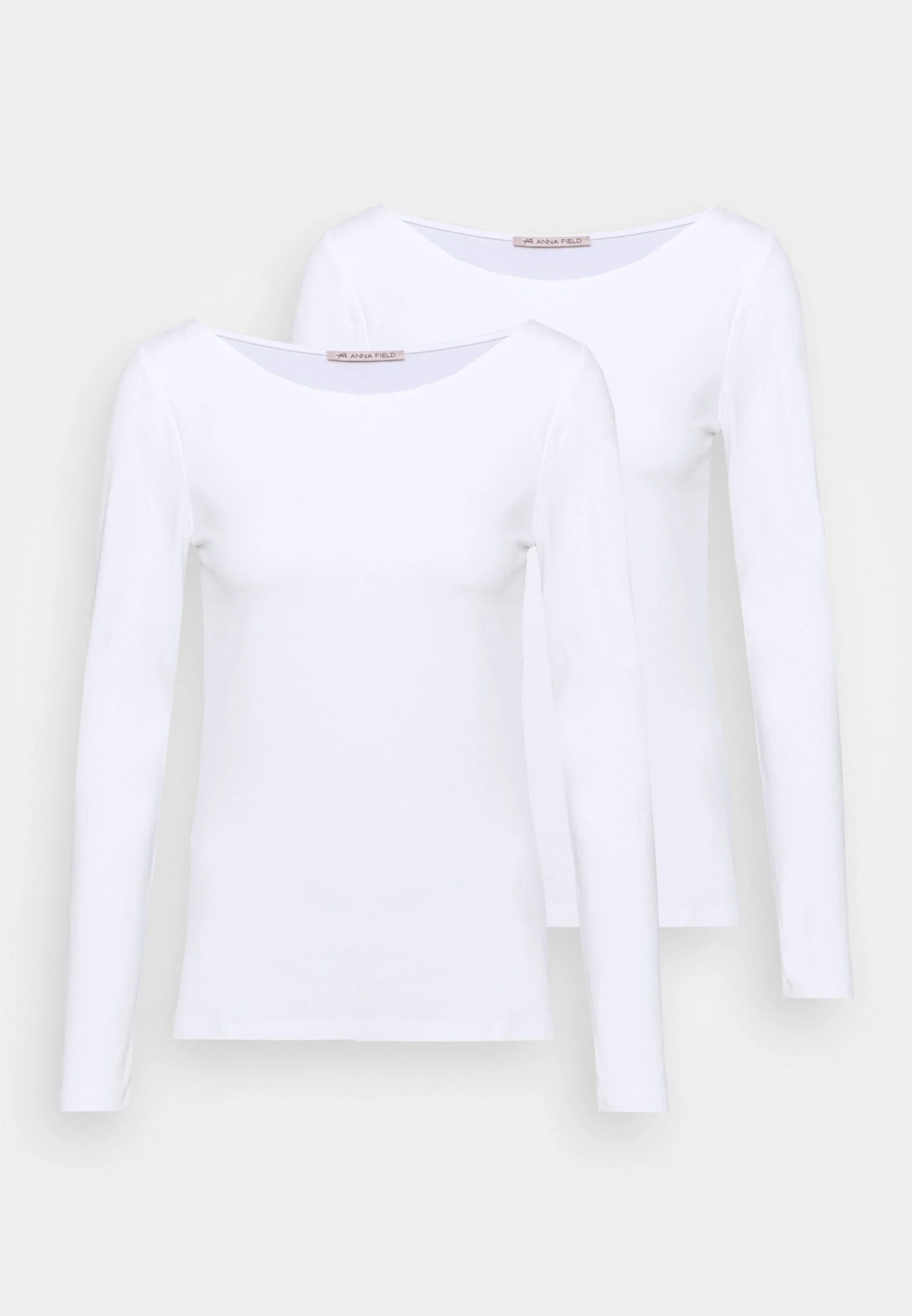 Anna Field 2 Pack - Longsleeve - White 1 Anna Field 2 Pack - Longsleeve - White
