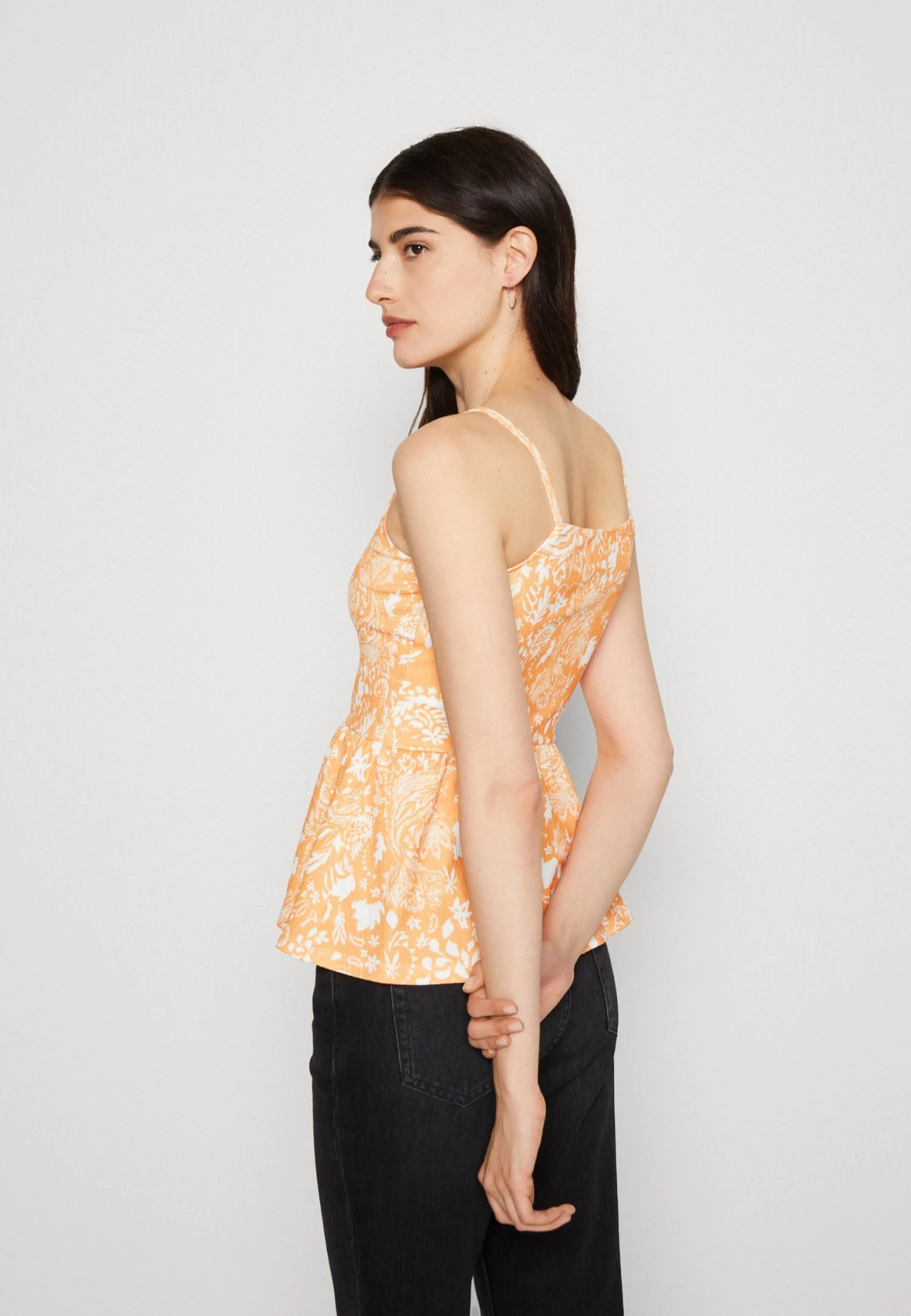 Anna Field Top - Orange 4 Anna Field Top - Orange - Afbeelding 4