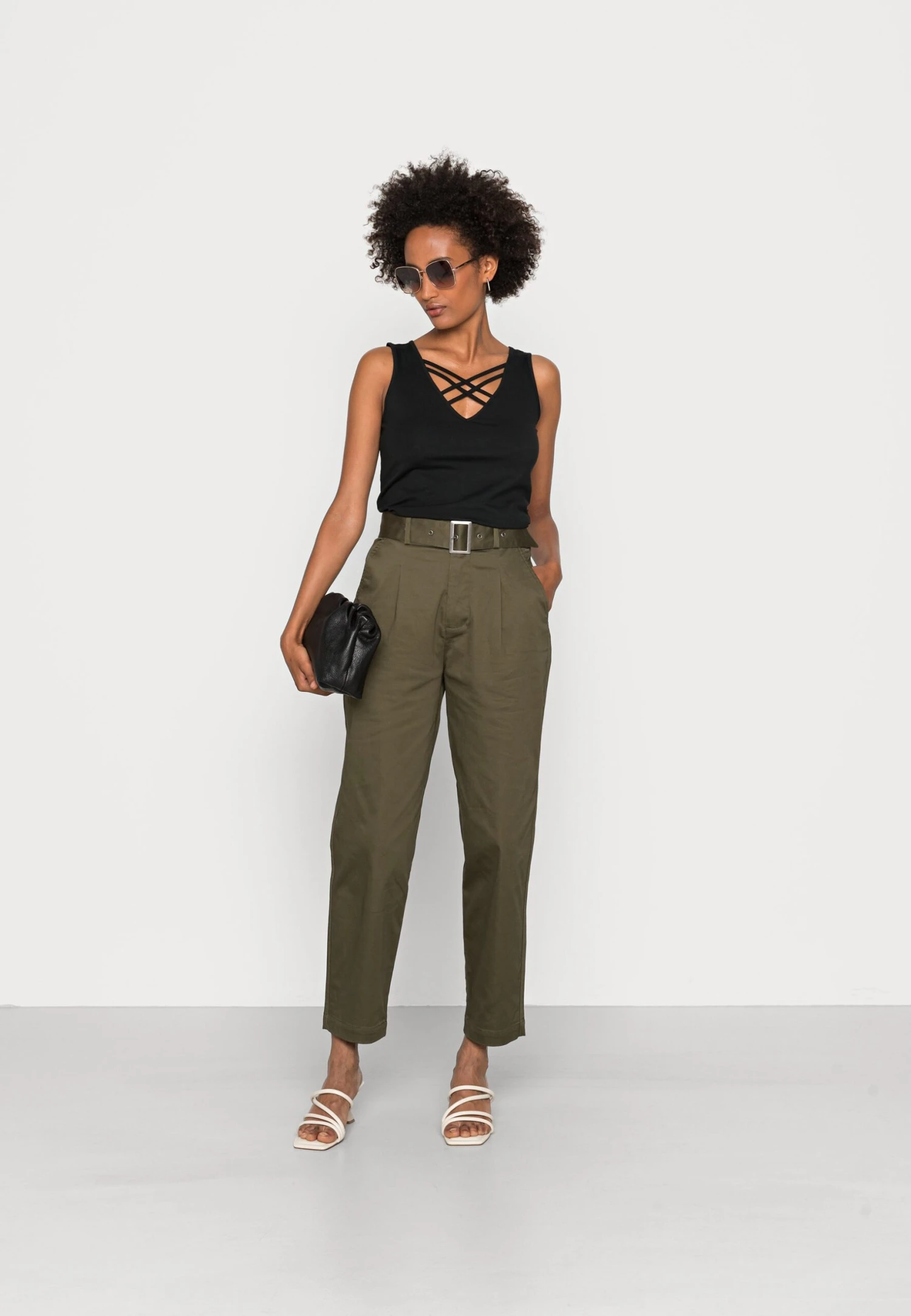 Anna Field Top - Black 2 Anna Field Top - Black - Afbeelding 2