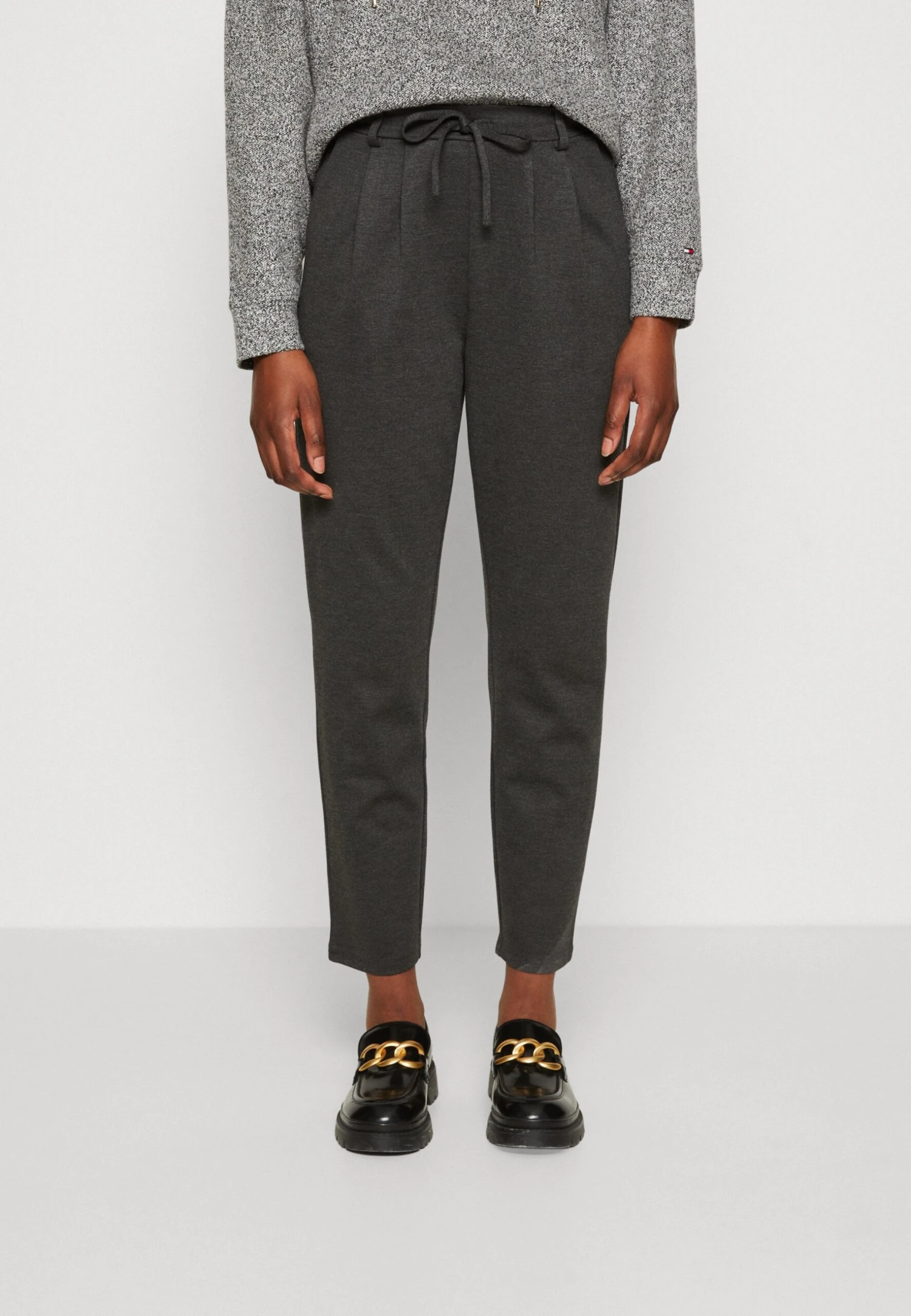 Anna Field Broek - Mottled Dark Grey 1 Anna Field Broek - Mottled Dark Grey