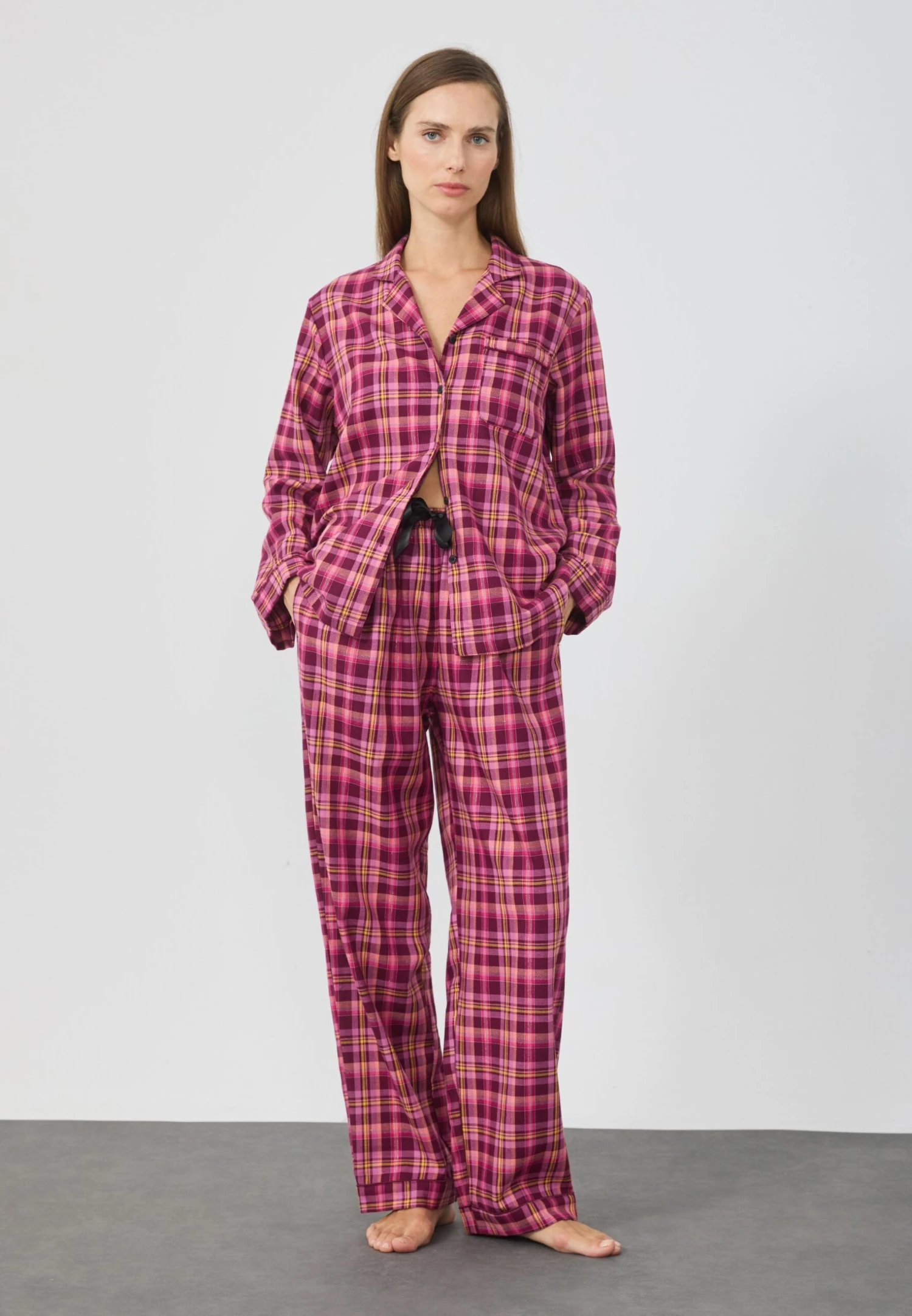 Anna Field FLANNEL SET - Pyjama - Red Based 2 Anna Field FLANNEL SET - Pyjama - Red Based - Afbeelding 2