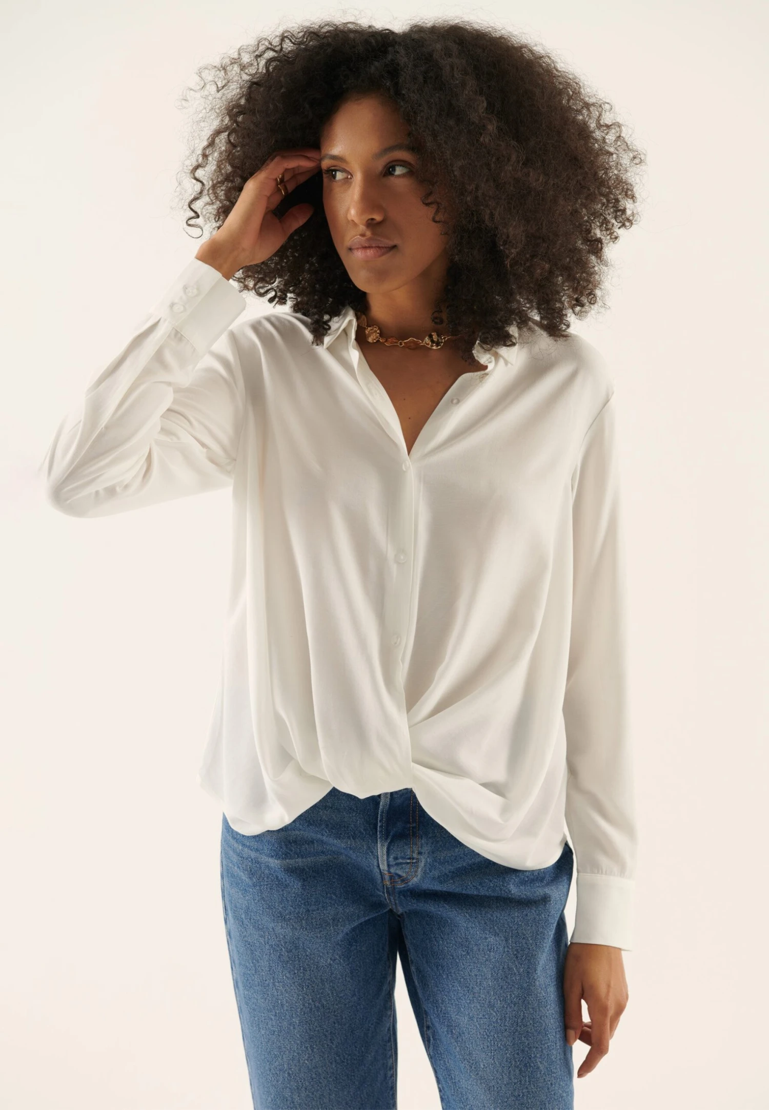 Anna Field Overhemdblouse - White 1 Anna Field Overhemdblouse - White