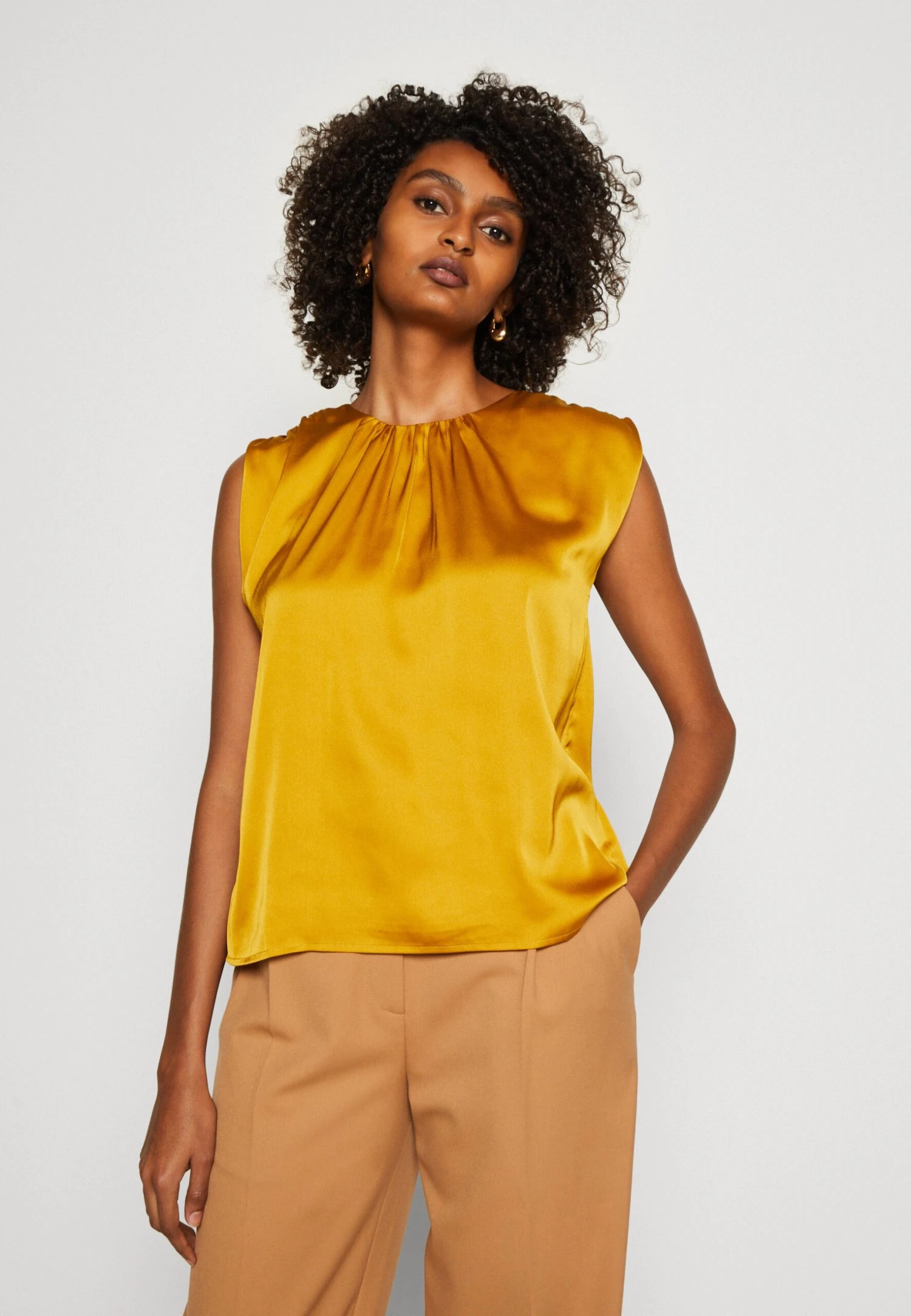 Anna Field Top - Gold-Coloured 4 Anna Field Top - Gold-Coloured - Afbeelding 4