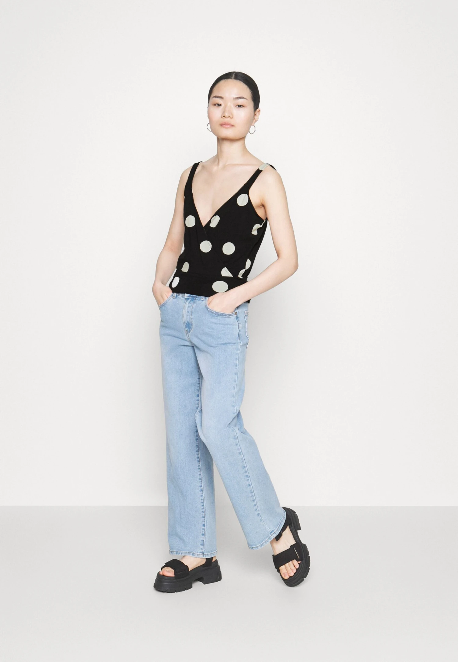 Top - Black/White 2 Top - Black/White - Afbeelding 2