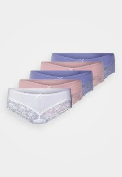 Anna Field 5 Pack - Slip - Pink/Dark Blue/White -Anna Field Winkel d25f96cec6ce437a9c3d12c5d1a6a214