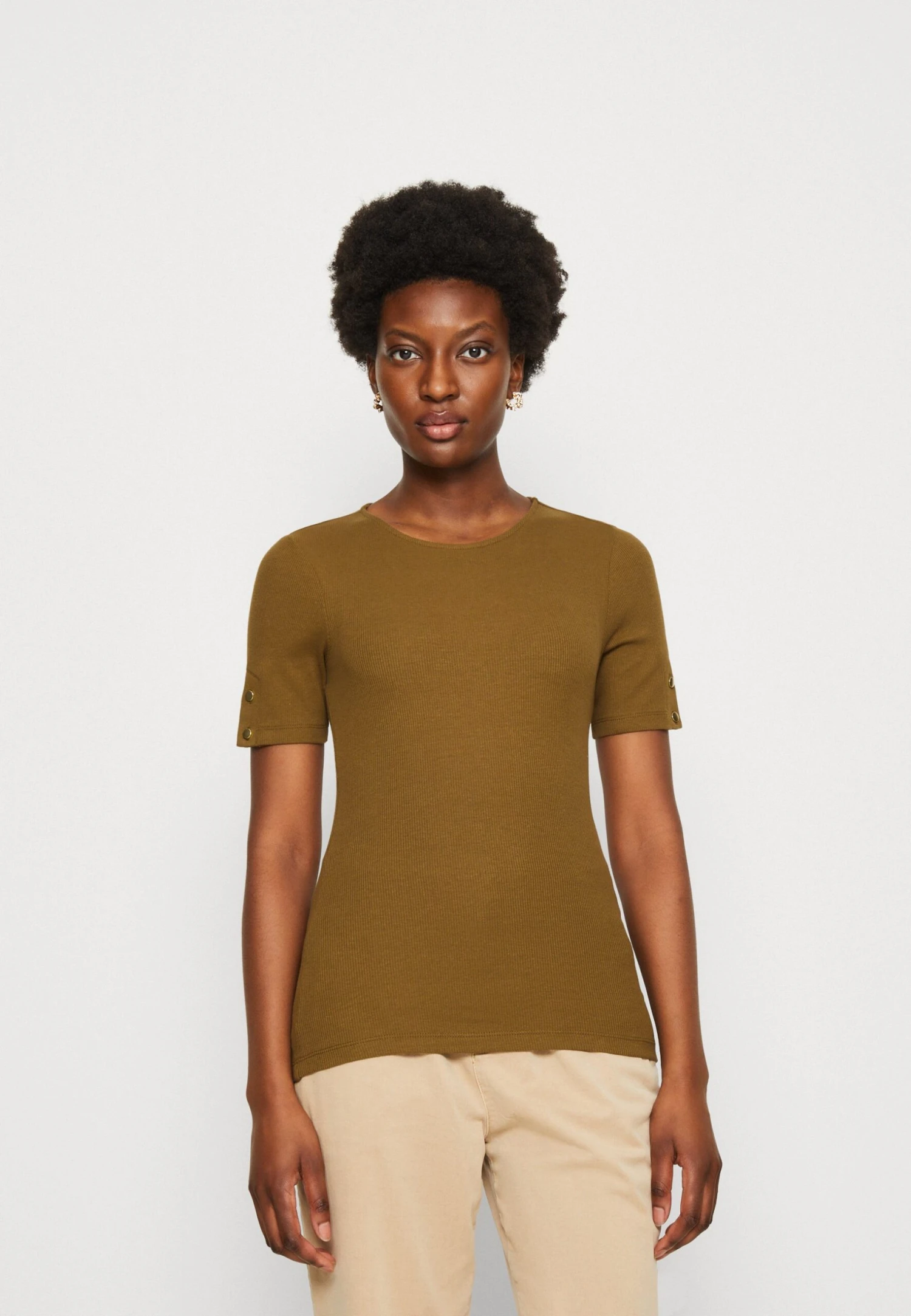 Anna Field T-Shirt Print - Khaki 1 Anna Field T-Shirt Print - Khaki