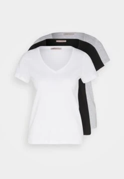 Anna Field 3 Pack- T-Shirt Basic - Black/White/Mottled Light Grey 14 Anna Field 3 Pack- T-Shirt Basic - Black/White/Mottled Light Grey -Anna Field Winkel d2e446865b454a8bb8bb40608a715698