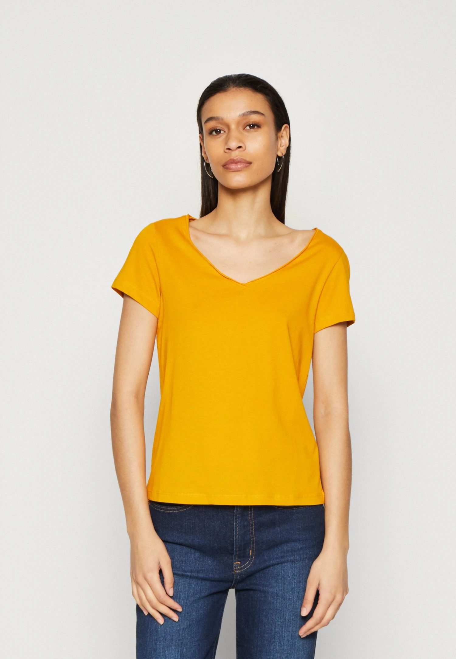 Anna Field 3 Pack- T-Shirt Basic - Dark Yellow/Purple/White 5 Anna Field 3 Pack- T-Shirt Basic - Dark Yellow/Purple/White - Afbeelding 5