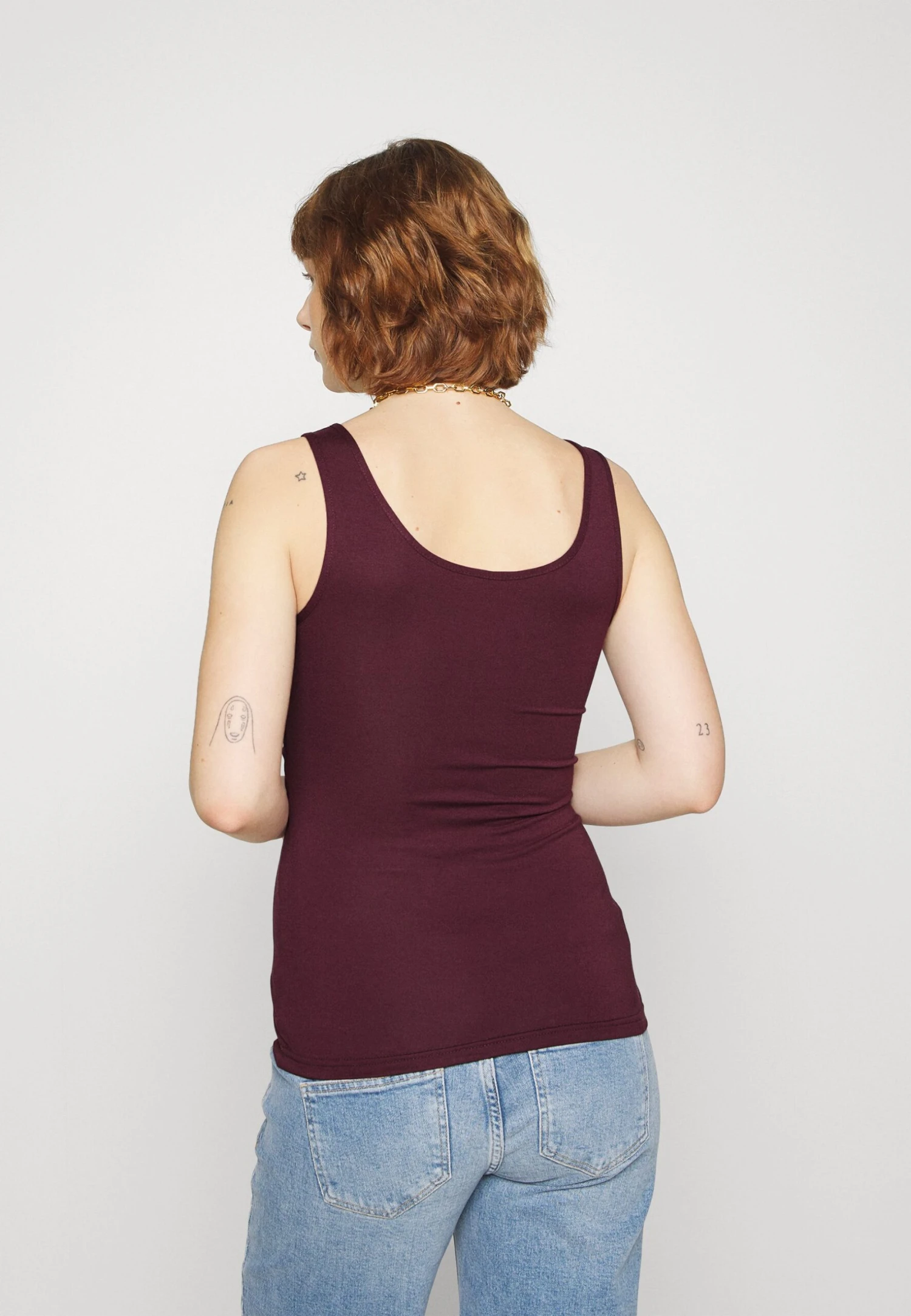 Top - Dark Red 3 Top - Dark Red - Afbeelding 3