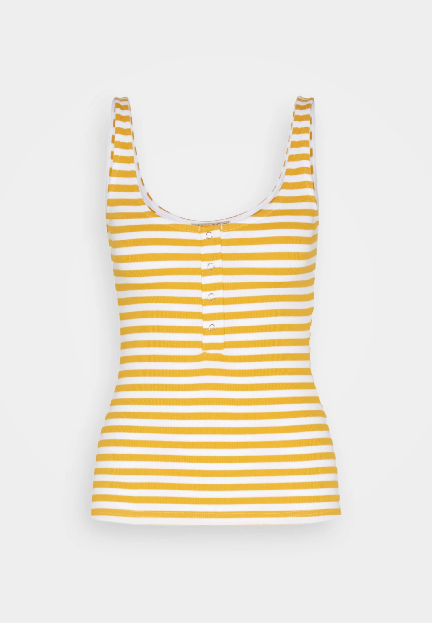 Anna Field Top - White/Yellow 5 Anna Field Top - White/Yellow - Afbeelding 5