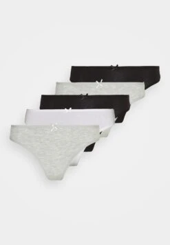 Anna Field Georgina 5 Pack- Slip - Black/White/Grey -Anna Field Winkel d6d599d9f02b410f96eb7328fff1f5a2