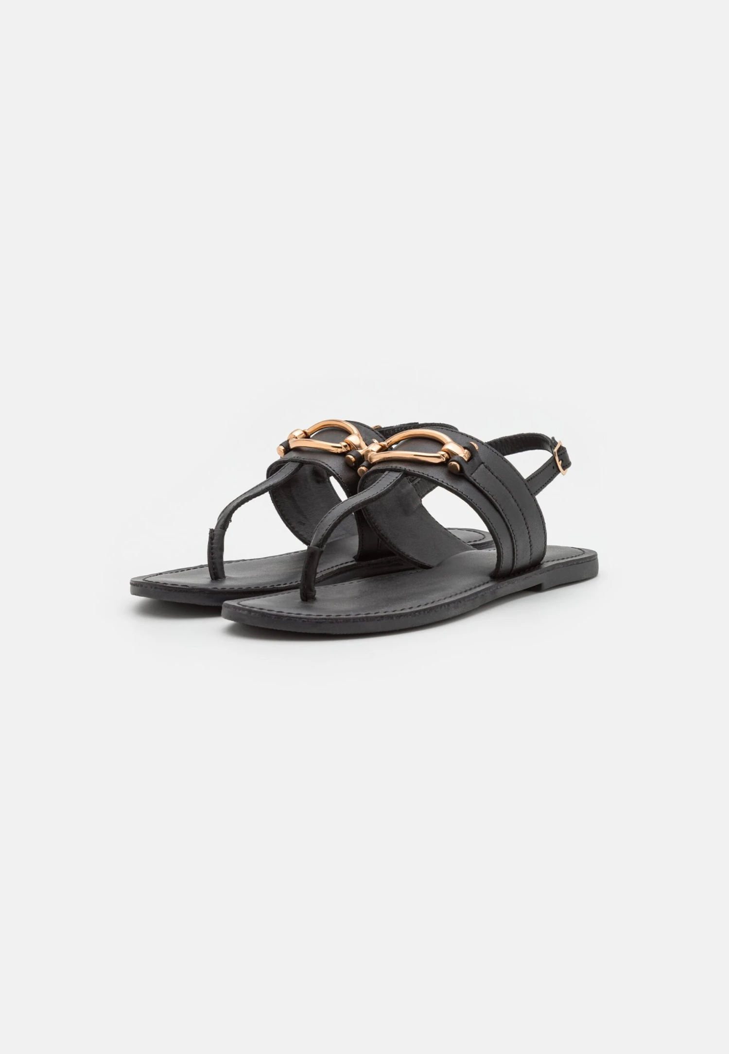 Anna Field Leather- Teensandalen - Black 3 Anna Field Leather- Teensandalen - Black - Afbeelding 3