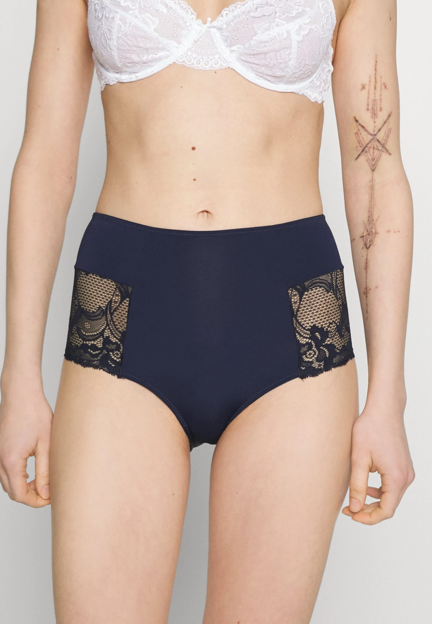 Anna Field 2 Pack - Slip - Dark Blue/White 4 Anna Field 2 Pack - Slip - Dark Blue/White - Afbeelding 4