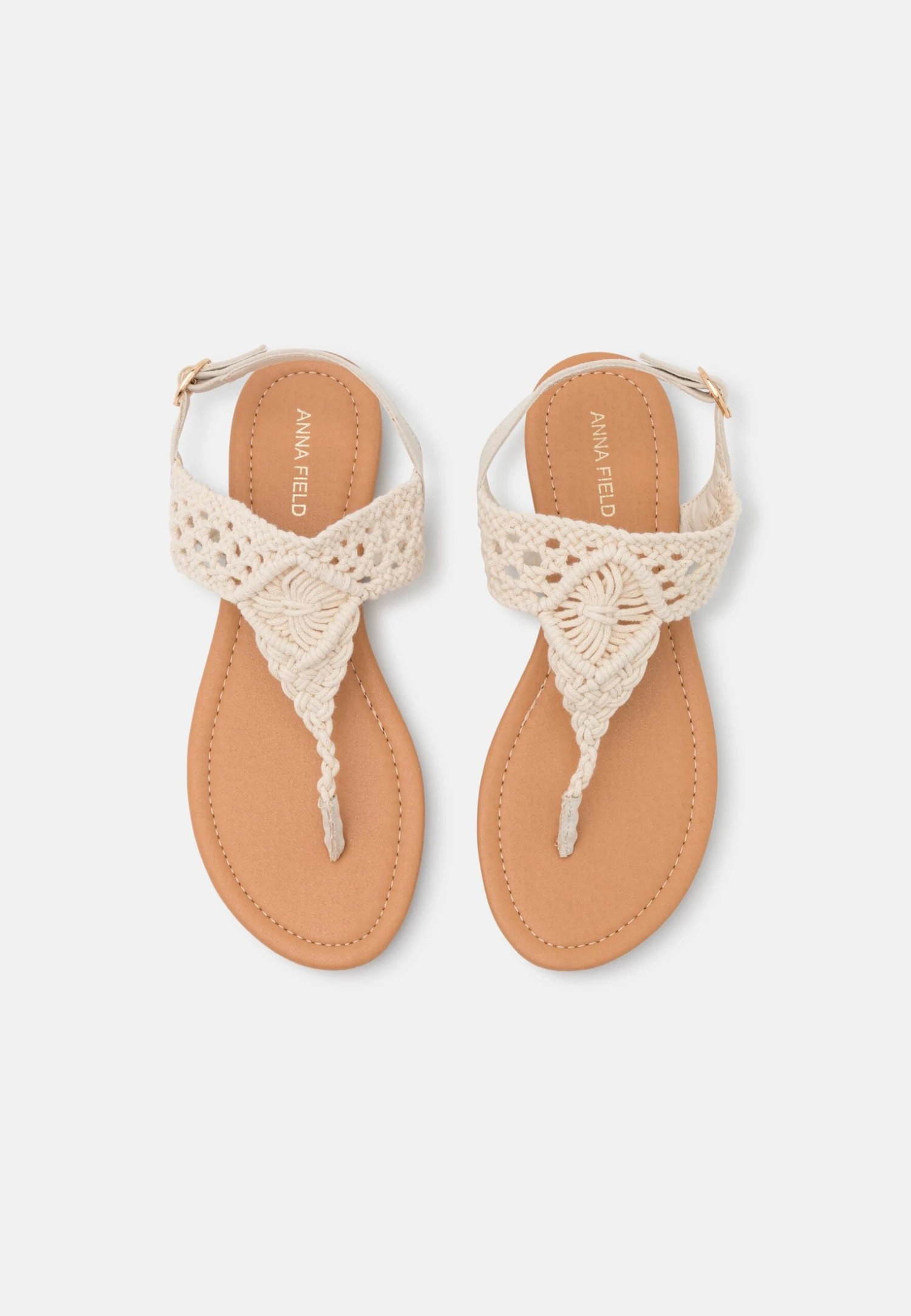 Anna Field Teensandalen - Off-White 6 Anna Field Teensandalen - Off-White - Afbeelding 6