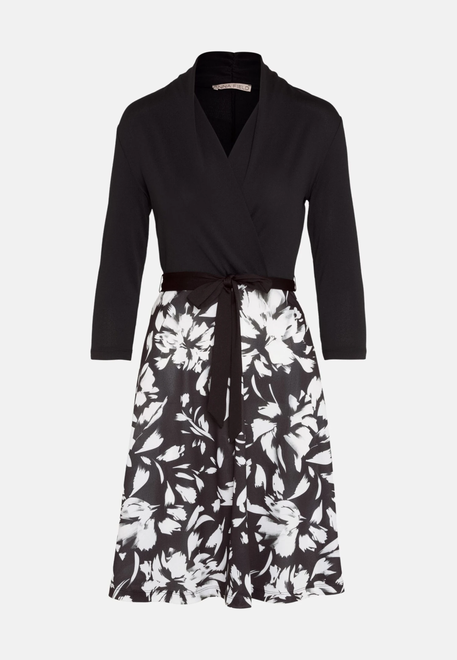 Anna Field Jerseyjurk - Black/White 5 Anna Field Jerseyjurk - Black/White - Afbeelding 5