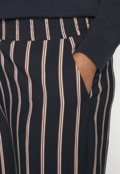 Wide Leg Pant - Broek - Dark Blue/Brown/White 9 Wide Leg Pant - Broek - Dark Blue/Brown/White -Anna Field Winkel dc42858a19f74efa861d825563512498