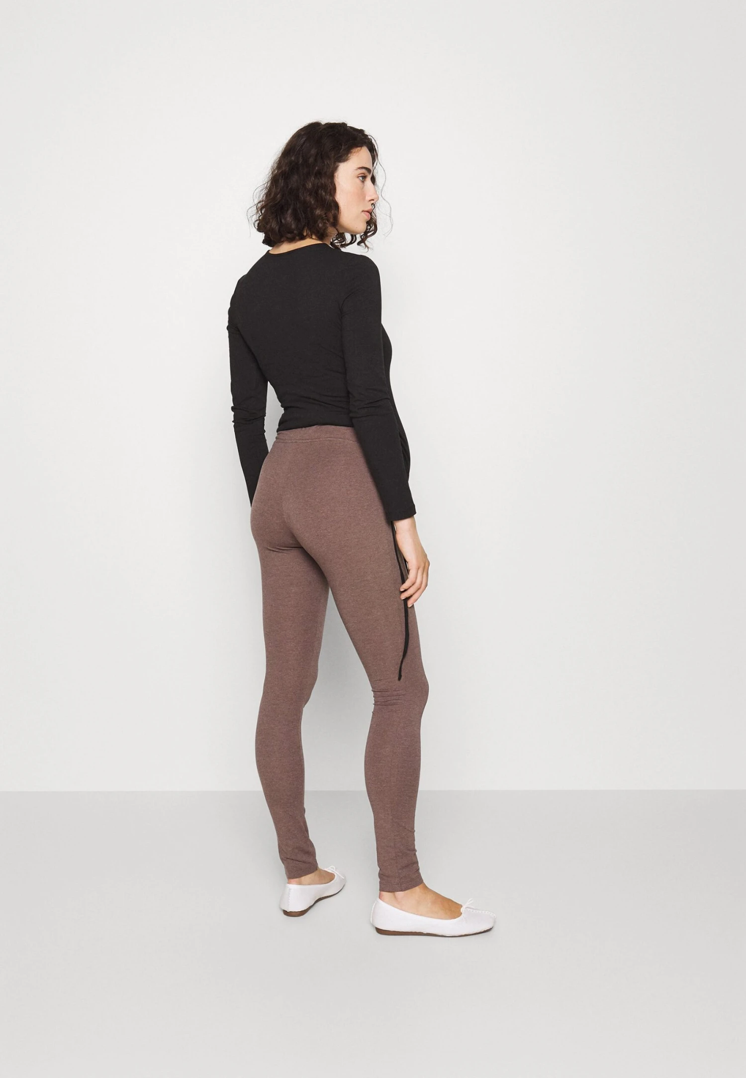 Leggings Maternity - Legging - Black - Mottled Dark Brown 3 Leggings Maternity - Legging - Black - Mottled Dark Brown - Afbeelding 3