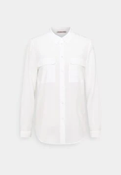 Anna Field Basic Blouse With Front Pockets - Overhemdblouse - Offwhite -Anna Field Winkel de3c89d9a03c44d697e93a88152dd3de