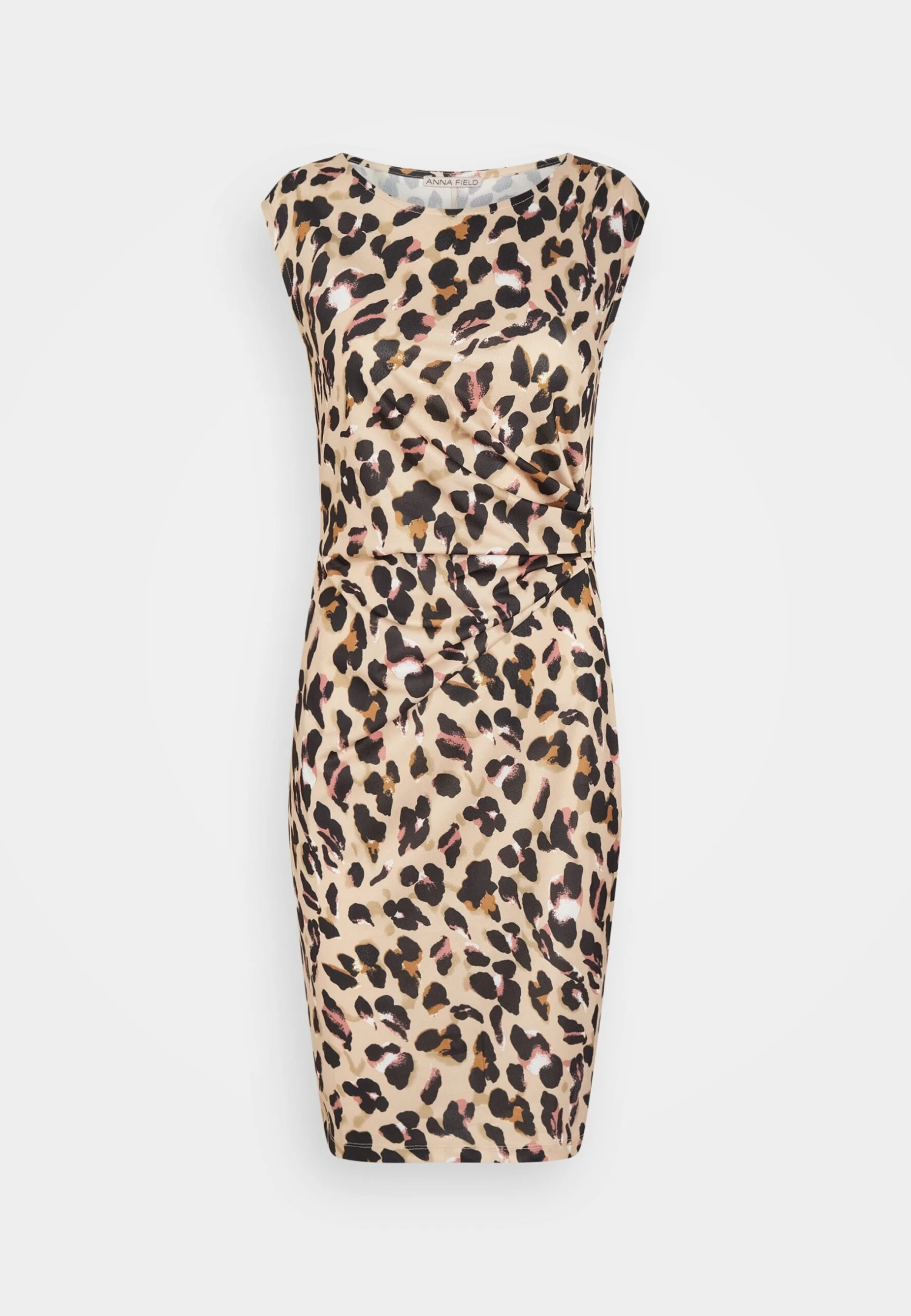 Anna Field Jerseyjurk - Black/Beige/Multi-Coloured 7 Anna Field Jerseyjurk - Black/Beige/Multi-Coloured - Afbeelding 7