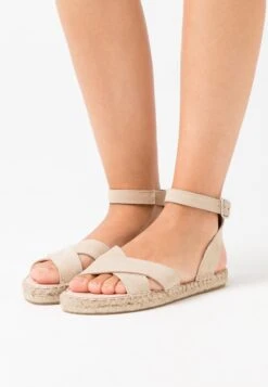 Anna Field Leather - Sandalen Met Plateauzool - Beige