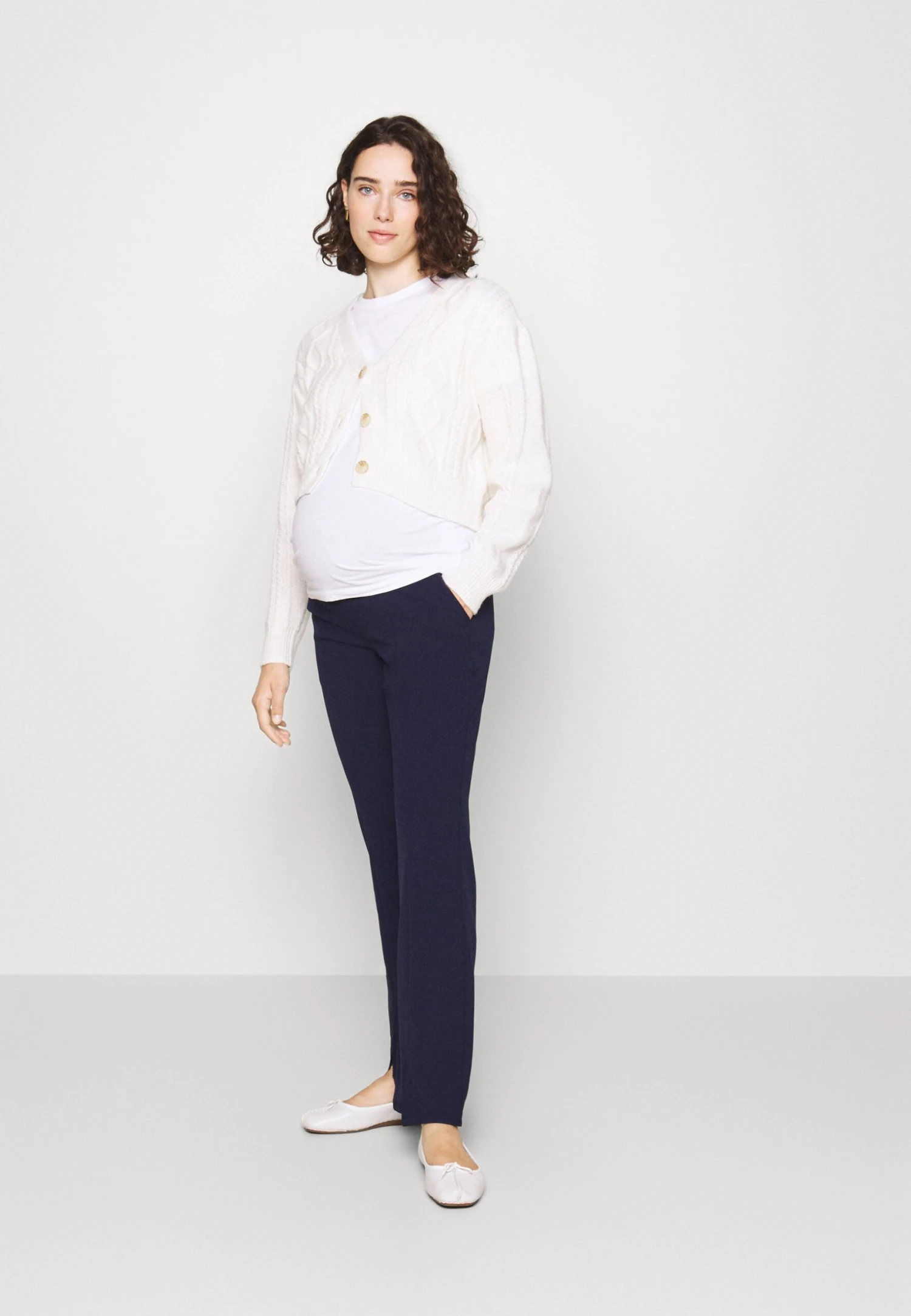 Maternity Business Flare - Trainingsbroek - Dark Blue 2 Maternity Business Flare - Trainingsbroek - Dark Blue - Afbeelding 2