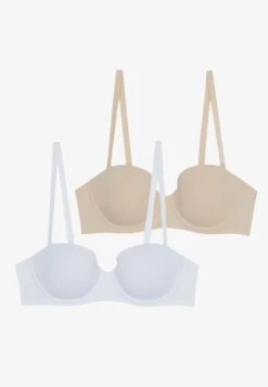 Anna Field 2 Pack - Strapless Bh - White/Nude -Anna Field Winkel eb4e19987e224b63b692bf434e0c402f