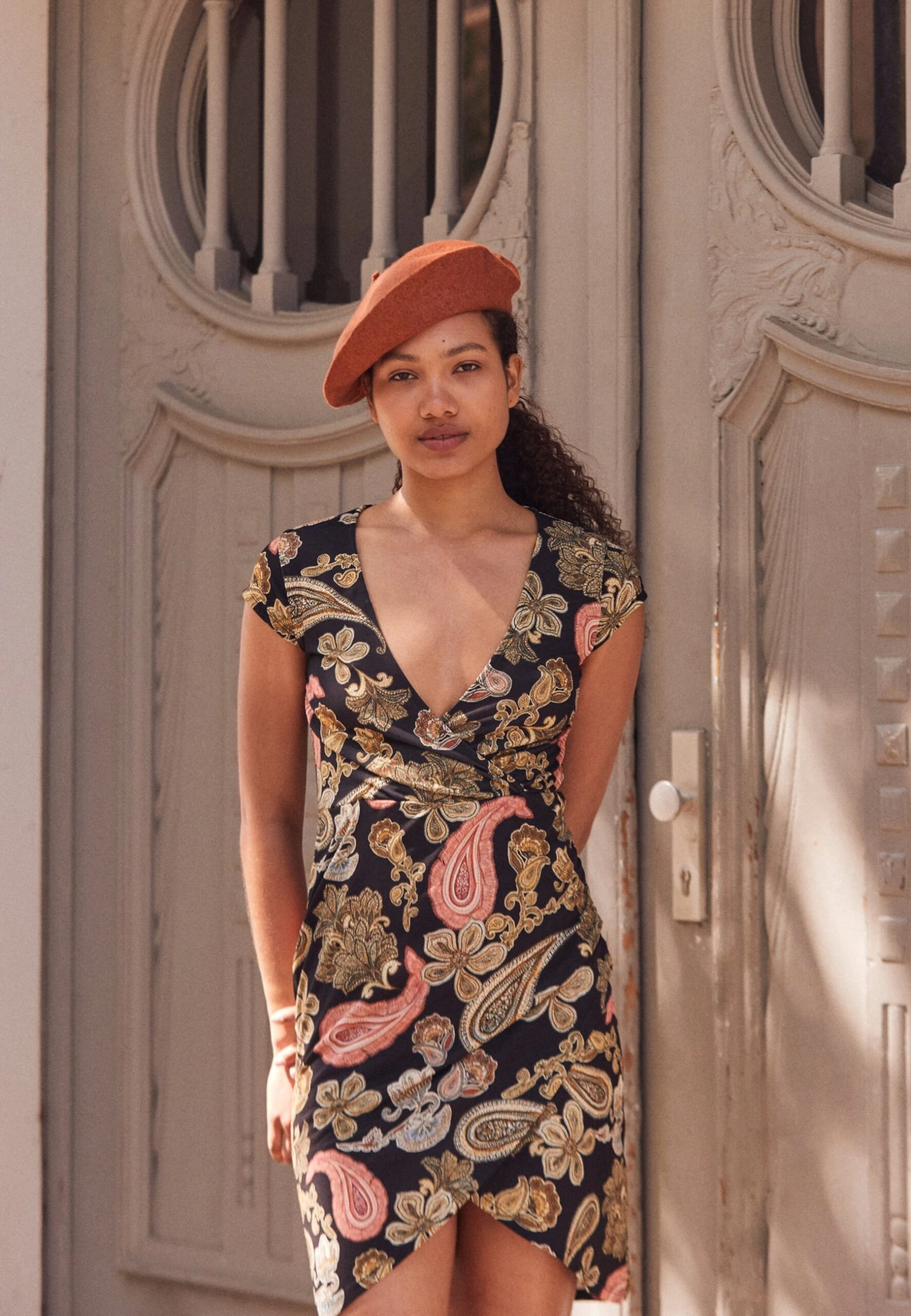 Anna Field Jerseyjurk - Black/Multi Coloured 1 Anna Field Jerseyjurk - Black/Multi Coloured