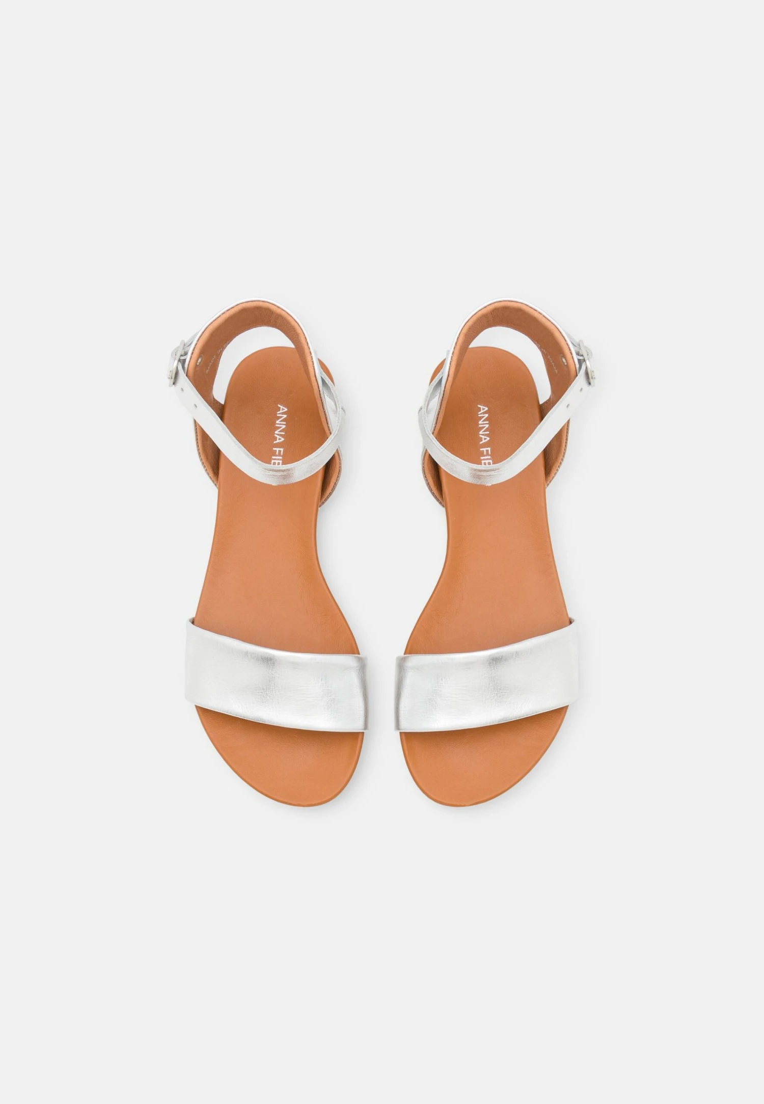 Anna Field Leather- Sandalen - Silver 6 Anna Field Leather- Sandalen - Silver - Afbeelding 6