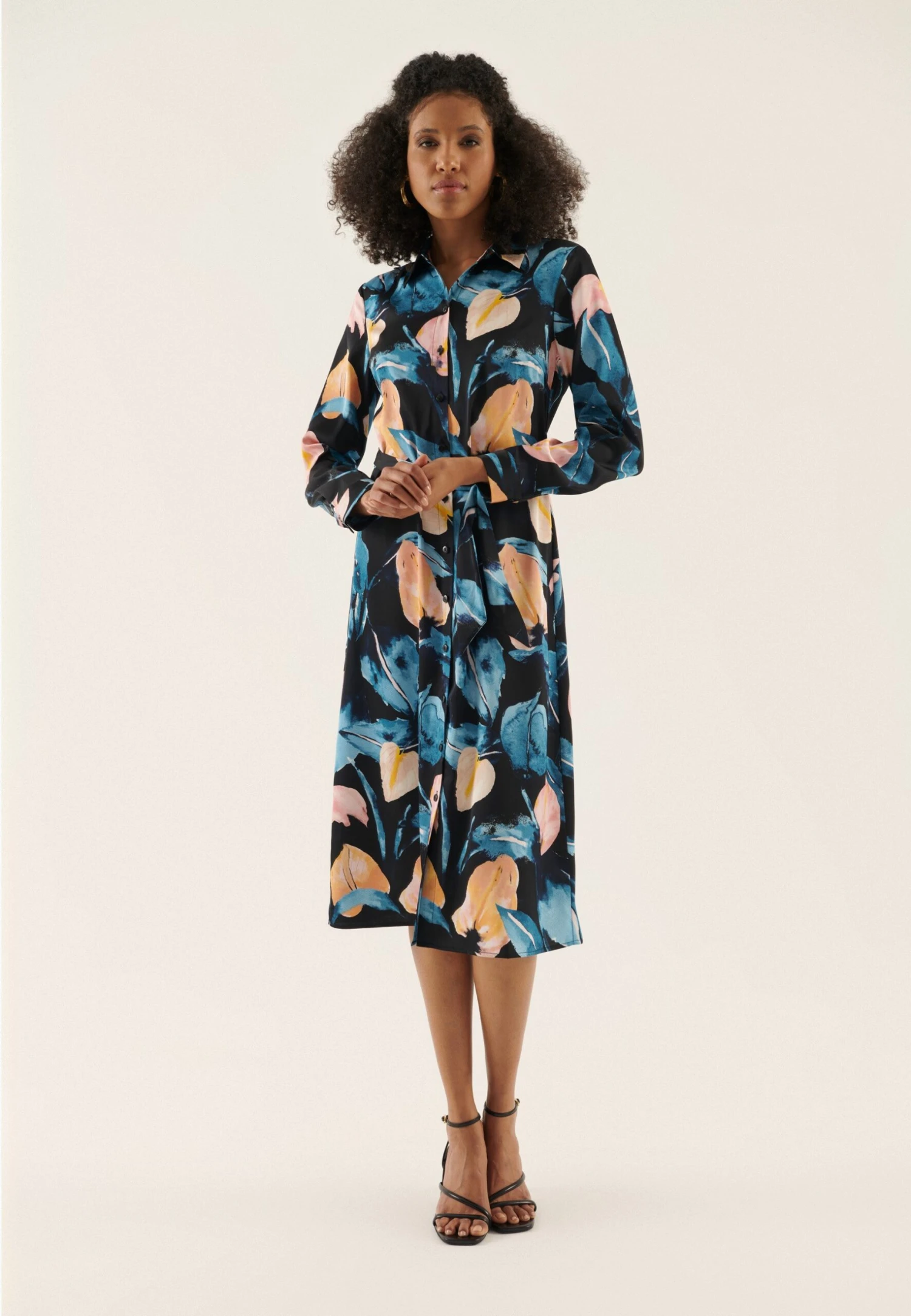 Anna Field Jurk - Blue/Pink 2 Anna Field Jurk - Blue/Pink - Afbeelding 2