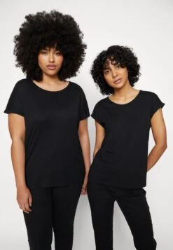 Anna Field 3 Pack - T-Shirt Print - Light Blue/White/Black -Anna Field Winkel f185128aca494e538534d6df47b6d52e