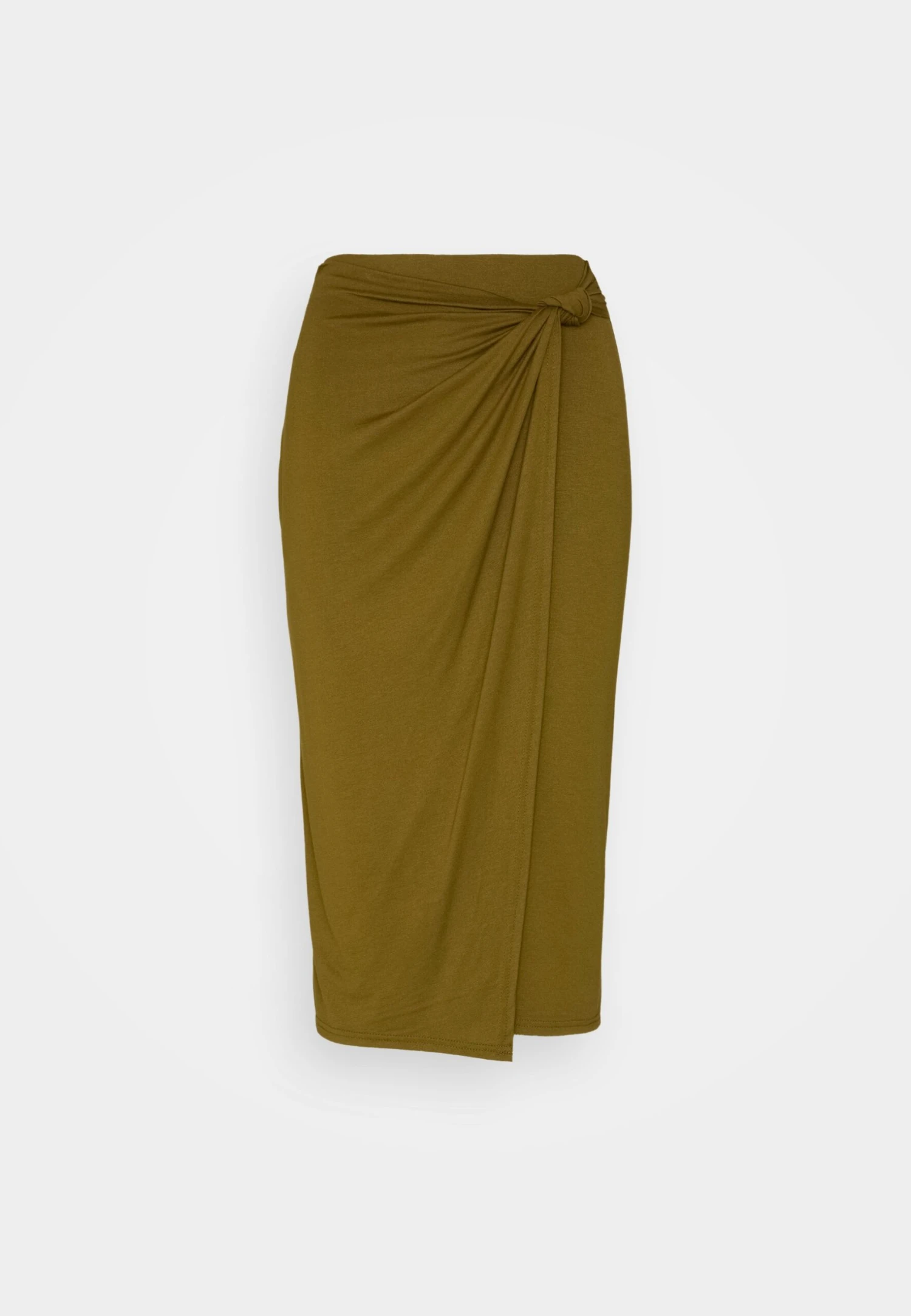 Anna Field Front Knot Midi Skirt - Kokerrok - Khaki 5 Anna Field Front Knot Midi Skirt - Kokerrok - Khaki - Afbeelding 5