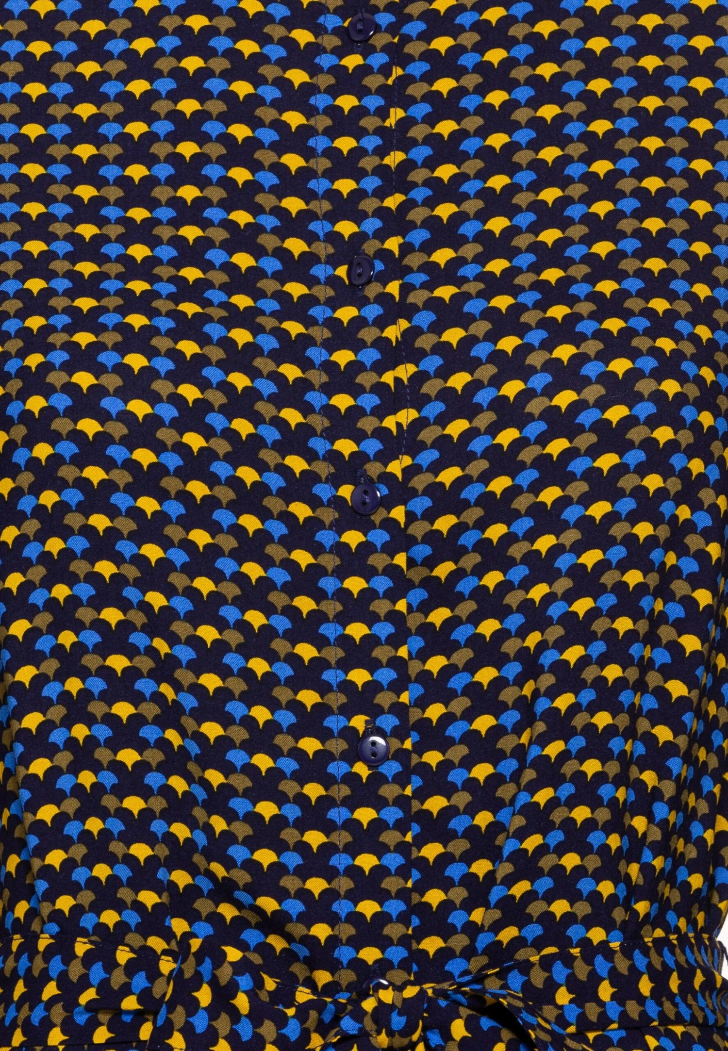 Anna Field Blousejurk - Blue/Yellow 3 Anna Field Blousejurk - Blue/Yellow - Afbeelding 3