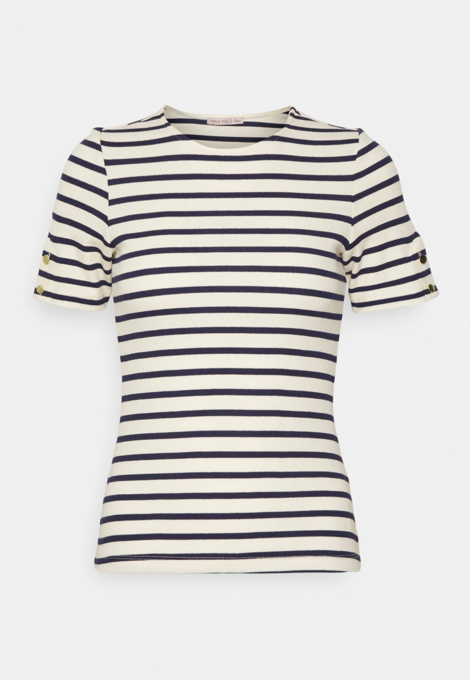 T-Shirt Print - Dark Blue White 4 T-Shirt Print - Dark Blue White - Afbeelding 4